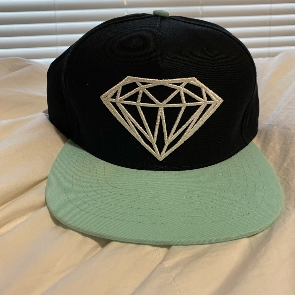 NEW: Diamond Supply Co SnapBack Black/White/Mint